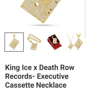Death Row Records Gold Cassette Tape And Necklace Collection